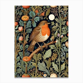 William Morris Robin 1 Canvas Print