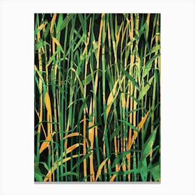 Bamboo Field 1 Canvas Print