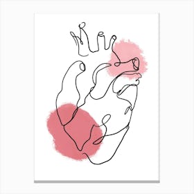 Heart Illustration 1 Canvas Print