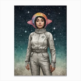 Space Girl Canvas Print