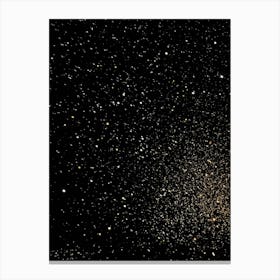 A Cosmic Scene Capturing The Night Sky Aglow With Glittering Stars And A Dusting Of Sparkling Galaxi (4) Canvas Print