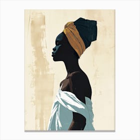 Boho Odyssey |The African Woman Series Canvas Print