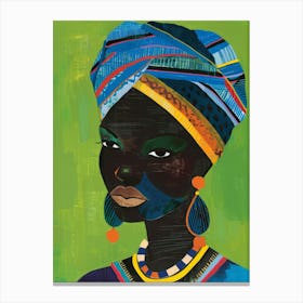 African Woman 155 Canvas Print