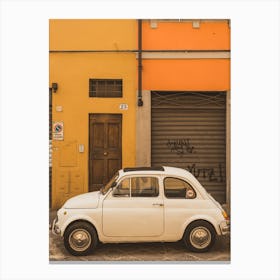 Fiat 500 In Florence Canvas Print