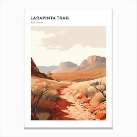 Larapinta Trail Australia 4 Hiking Trail Landscape Poster Canvas Print