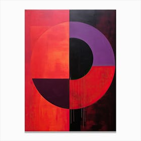 Bauhaus circles 22 Canvas Print