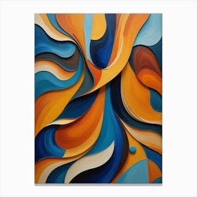 Abstract Painting Silent Symphony Canvas Print