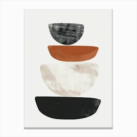 Yerevan Stone Park Bauhaus Minimalist Canvas Print