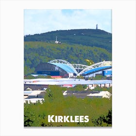 Kirklees, Huddersfield, Stadium, Football, Art, Soccer, Wall Print, Art Print Canvas Print