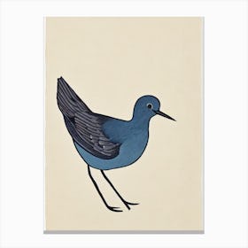 Dipper Illustration Bird Canvas Print
