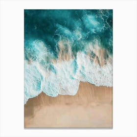 Aerial View Of A Beach 85 Canvas Print