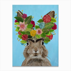Frida Kahlo Rabbit Canvas Print