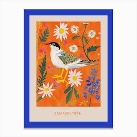 Spring Birds Poster Common Tern 2 Canvas Print