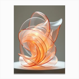 Glass Sculpture Canvas Print