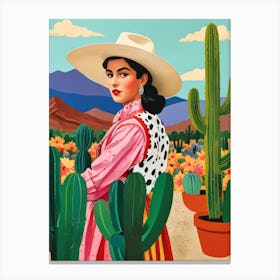 Mexican Woman 2 Canvas Print