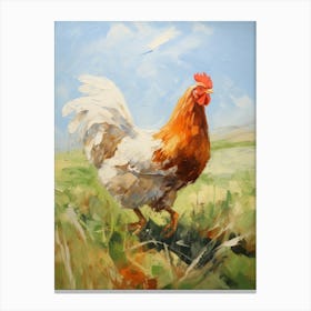Bird Painting Chicken 6 Canvas Print
