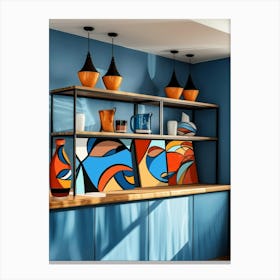 Modern Kitchen Canvas Print