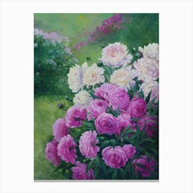 Pink Peonies Canvas Print