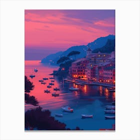 Sunset In Italy Canvas Print