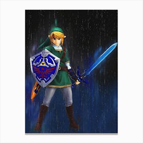 Legend Of Zelda Twilight Princess Link Figma Canvas Print