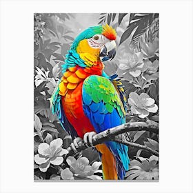 Parrot Painting 1 Canvas Print