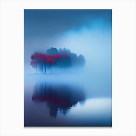Fog Waterscape Pop Art Photography 1 Canvas Print