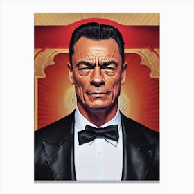 Jean Claude Van Damme Illustration Movies Canvas Print