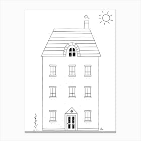 House Drawing Canvas Print