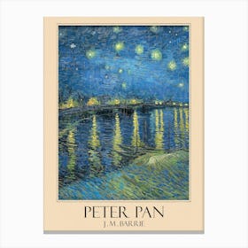 Classic Literature Art - Peter Pan Canvas Print