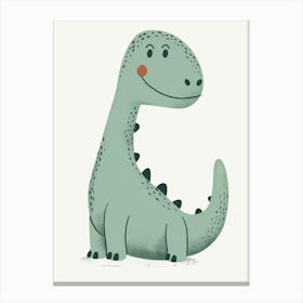 Dinosaur Letter C 1 Canvas Print