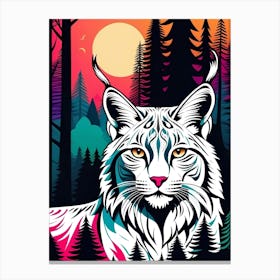 Lynx animal 2 Canvas Print