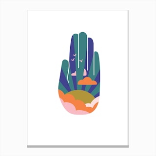 Wise Hands Canvas Print