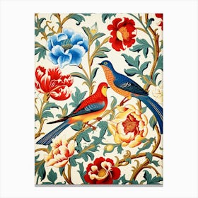 Chinese Birds And Flowers Canvas Print