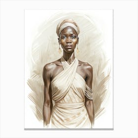 Eempowered African Woman Canvas Print