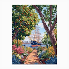 Cutty Sark (Greenwich Park) London Parks Garden 2 Painting Canvas Print