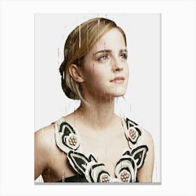 Emma Watson Portrait Canvas Print