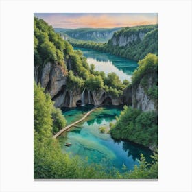 Plitvice Lakes Croatia 1 Canvas Print