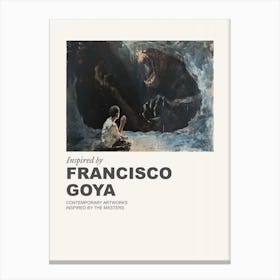 Museum Poster Inspired By Francisco Goya 2 Canvas Print