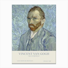 Vincent Van Gogh - Self Portrait Canvas Print