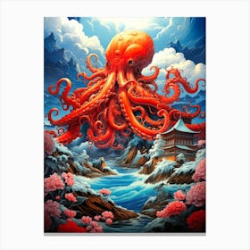 Octopus 8 Canvas Print