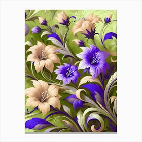 Mistflower 2 AI Canvas Print