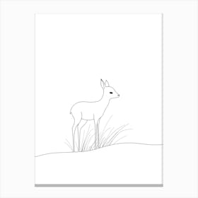 Deer In The Grass Toile