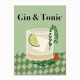 Gin & Tonic Canvas Print