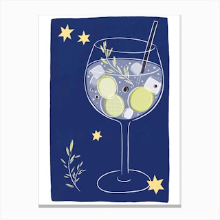 Midnight Gin Canvas Print