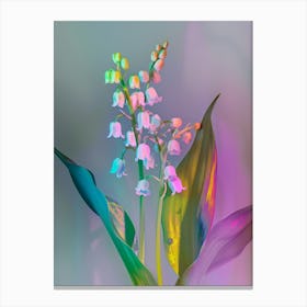 Iridescent Flower Lily Of The Valley 4 Canvas Print