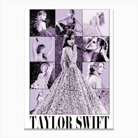 Taylor Swift 10 Canvas Print