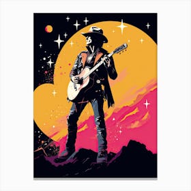 Cowboy rocks Canvas Print