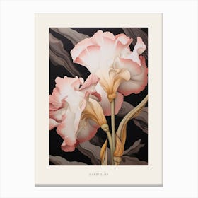 Flower Illustration Gladiolus 4 Poster Canvas Print
