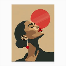 Afro-American Woman 75 Canvas Print