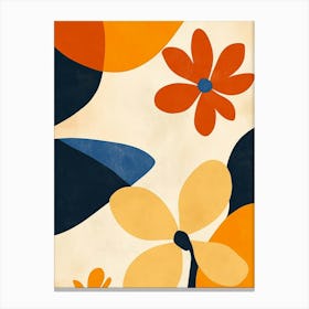 Abstract Flower Canvas Art Canvas Print